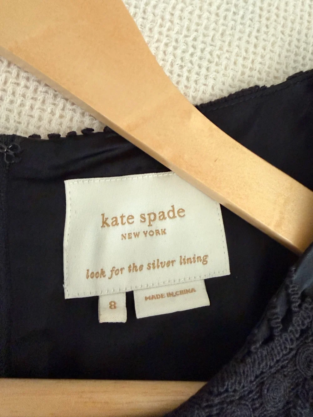 Kate Spade Quietluxury Black Lace Sleeveless A-Line Dress